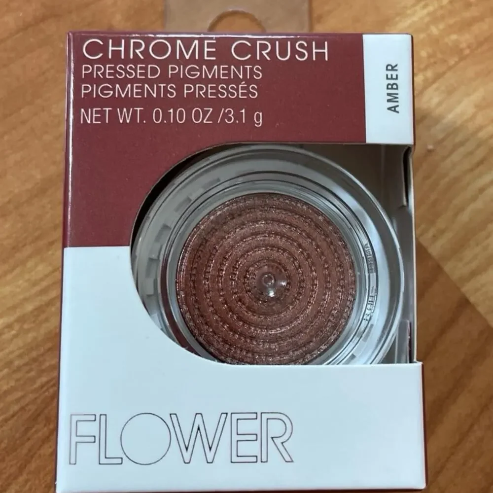 Flower Beauty ~ Chrome Crush Pressed Pigment ~‎ Shade Amber~ BNIB
